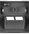 Cover for RJ45 UAE outlet, labelling window, 2-Port, black