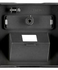 Cover for RJ45 UAE outlet, labelling window, 1-Port, black