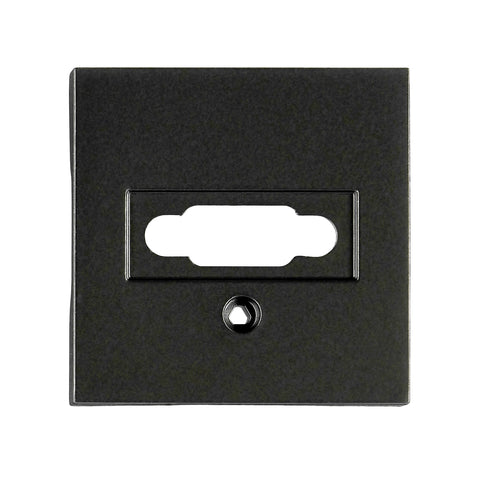 VGA connector cover, black