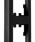 Two gang frame, Design CUBIC, black