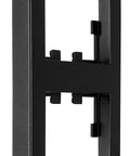Four gang frame, Design CUBIC, black