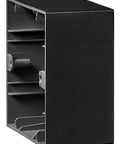One gang wall mounting housing, black