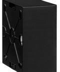 One gang wall mounting housing, black