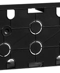 Two gang wall mounting housing, black