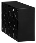 Two gang wall mounting housing, black