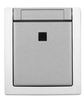 Buton cu 1ND+lumină orientare+cond.N, 10A, PT, cl.el, IP54