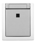 Buton cu 1ND+lumină orientare, 10A, PT, cl. elastice, IP54