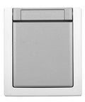Buton cu 1CC, 10A, PT, cleme elastice, IP54