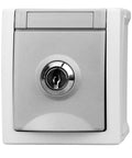 Socket outlet, lockable 10 (same closures), VISIO IP54