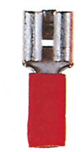 Papuc auto izolat mama 6,3 roşu, 0,25-1mm²