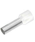 Wire ferrule isolated, 0,5mm², L1=6mm, white