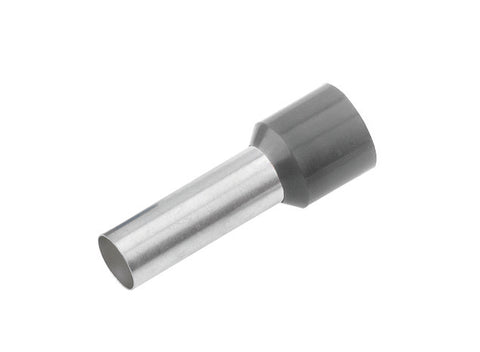 Wire ferrule isolated, 0,75mm², L1=10mm, grey