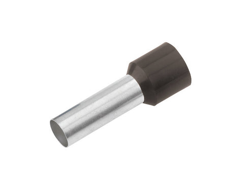 Wire ferrule isolated, 1,5mm², L1=10mm, black