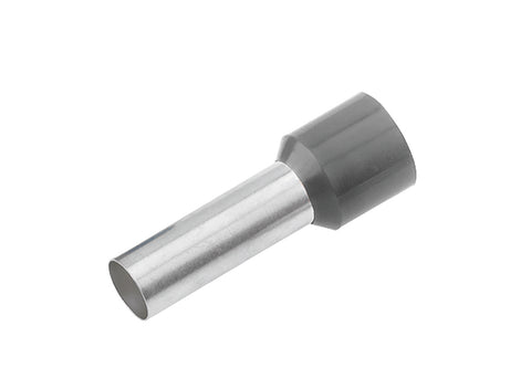 Wire ferrule isolated, 4mm², L1= 10mm, grey