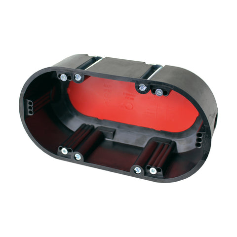Doză dublă cu protecţie la incendiu,  D=74mm, A=54mm
