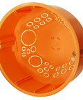 Doză legături φ 120mm portocalie cu capac alb