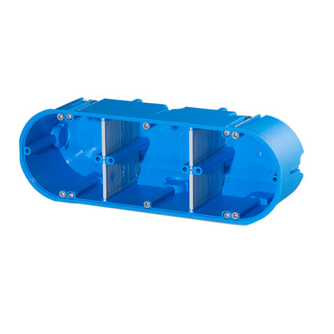 Doză de aparat pentru perete gips carton, triplă