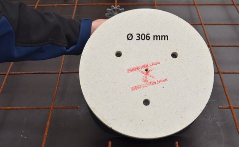 Placă de fibră minerală de schimb Ø 306mm