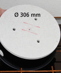 Compact socket Ø 306mm, with 15mm mineral fiberboard