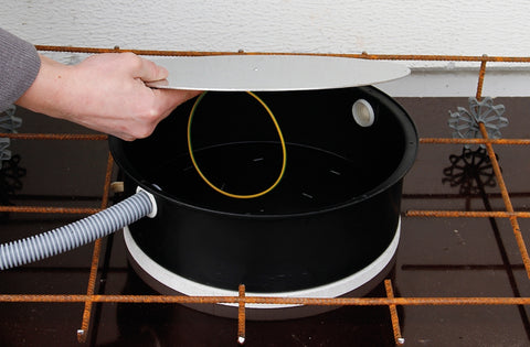 Compact socket Ø 306mm, with 15mm mineral fiberboard