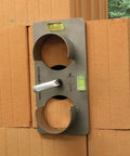 Drilling template 82 mm for flush-mounted boxes