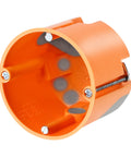 Doză legătură, regips , D68/A61, windproof,racord M20, oranj