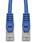 Patchcablu Cat.5e ecranat RJ45 albastru 2m