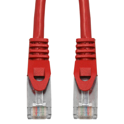 Patchcablu Cat.5e ecranat RJ45 rosu 0,5m