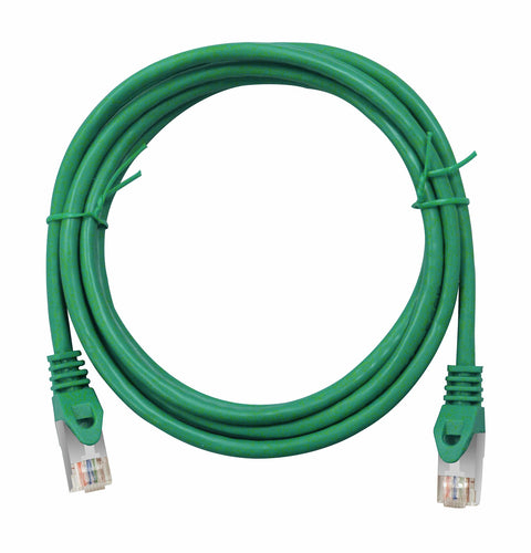 Patchcablu Cat.5e ecranat RJ45 verde 3m
