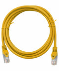 Patchcablu Cat.5e ecranat RJ45 galben 1m