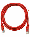 Patchcablu Cat.5e neecranat RJ45 1m rosu