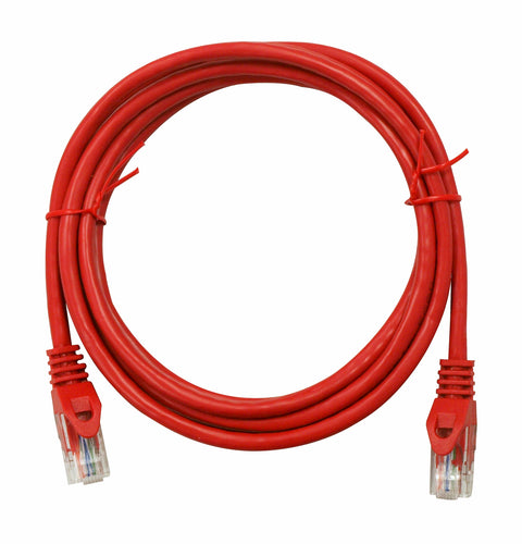 Patchcablu Cat.5e neecranat RJ45 1m rosu