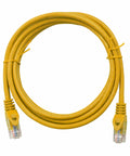 Patchcablu Cat.5e neecranat RJ45 galben 0,5m