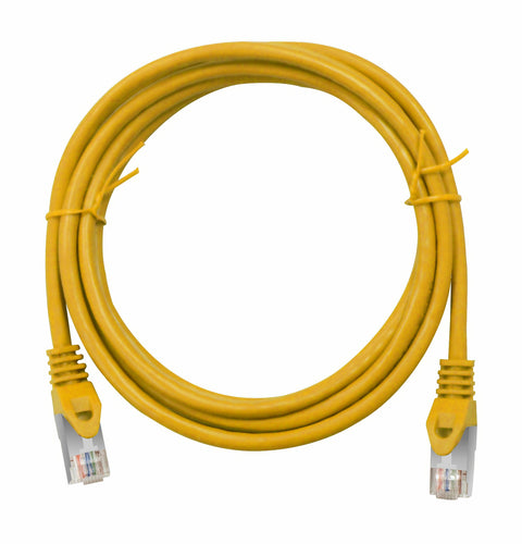 Patchcablu Cat.6 ecranat RJ45 galben 10m