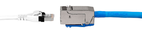 Patchcablu Cat.6a push pull ecranat RJ45 gri 10GB, LS0H, 1m