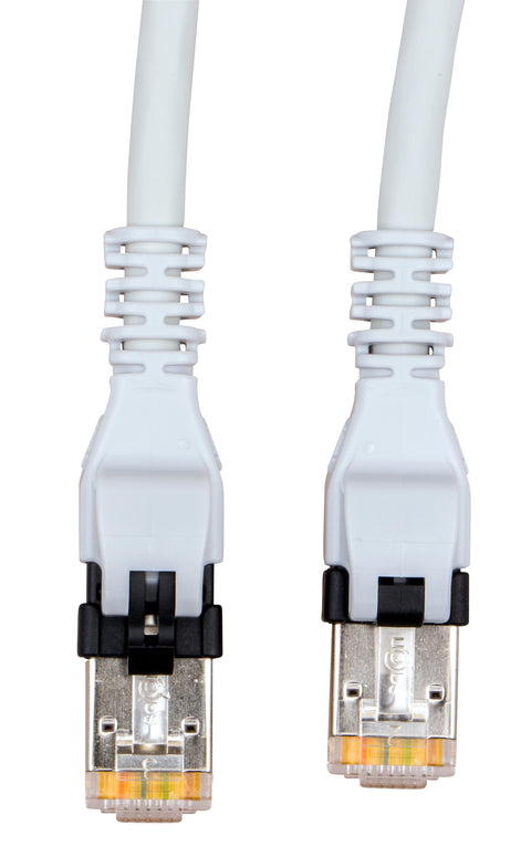Patchcablu Cat.6a push pull ecranat RJ45 gri 10GB,LS0H, 3,0m
