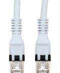 Patchcablu Cat.6a push pull ecranat RJ45 gri 10GB, LS0H, 10m