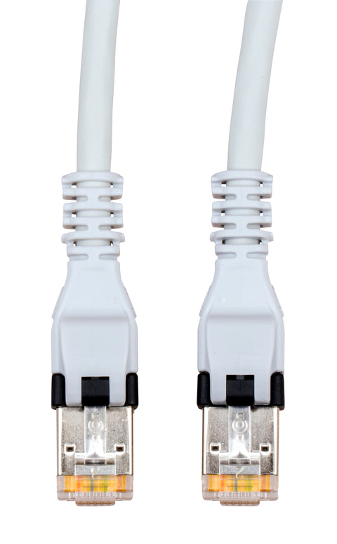 Patchcablu Cat.6a push pull ecranat RJ45 gri 10GB, LS0H, 10m
