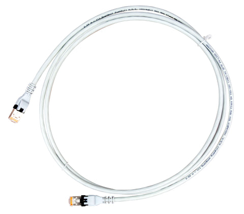 Patchcablu Cat.6a push pull ecranat RJ45 gri 10GB, LS0H, 10m