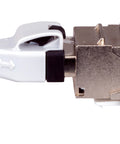 Patchcablu Cat.6a push pull ecranat RJ45 gri 10GB, LS0H, 10m