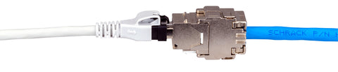 Patchcablu Cat.6a push pull ecranat RJ45 gri 10GB, LS0H, 10m