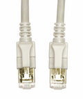Patchcablu Cat6a cu LED ecranat RJ45 gri 10GB 3,0m