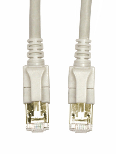 Patchcablu Cat6a cu LED ecranat RJ45 gri 10GB 3,0m