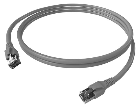 Patchcablu Cat.6a/10GB ecranat RJ45,LS0H,gri 50m