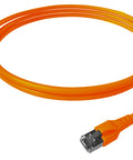 Patchcablu Cat.6a/10GB ecranat RJ45,LS0H,orange 2m