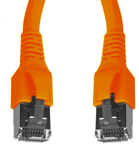 Patchcablu Cat.6a/10GB ecranat RJ45,LS0H,orange 3m