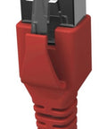 Patchcablu Cat.6a/10GB ecranat RJ45,LS0H,roşu 2m