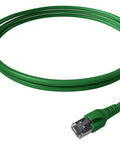 Patchcablu Cat.6a/10GB ecranat RJ45,LS0H,verde 3m