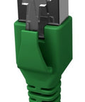 Patchcablu Cat.6a/10GB ecranat RJ45,LS0H,verde 3m