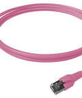 Patchcablu Cat.6a/10GB ecranat RJ45,LS0H,violet 5m